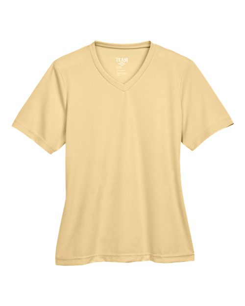 Team 365 TT11W Ladies' Zone Performance T-Shirt #color_SPORT VEGAS GOLD