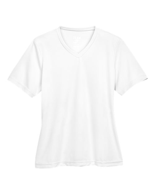 Team 365 TT11W Ladies' Zone Performance T-Shirt #color_WHITE