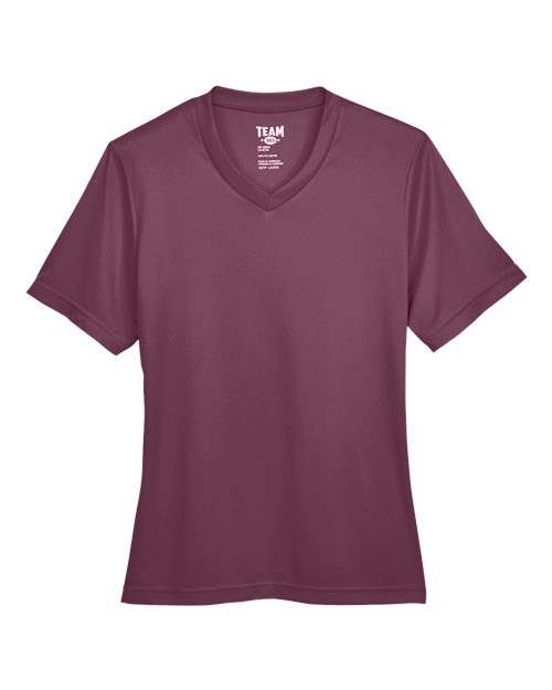 Team 365 TT11W Ladies' Zone Performance T-Shirt #color_SPORT DRK MAROON
