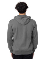 econscious EC5650 Men's Organic/Recycled Full-Zip Hooded Sweatshirt #color_CHARCOAL