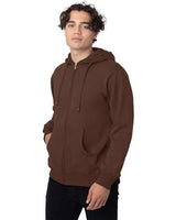 econscious EC5650 Men's Organic/Recycled Full-Zip Hooded Sweatshirt #color_EARTH
