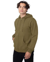econscious EC5650 Men's Organic/Recycled Full-Zip Hooded Sweatshirt #color_JUNGLE