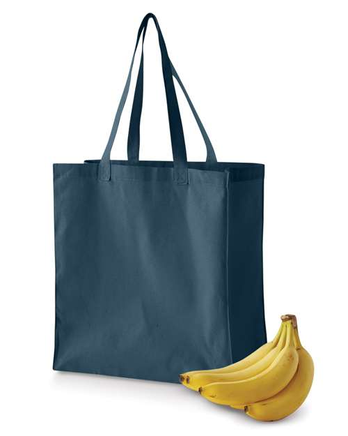 BAGedge BE055 6 oz. Canvas Grocery Tote #color_NAVY