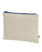 econscious EC8402 Hemp Pouch #color_NATURAL/ BLUE