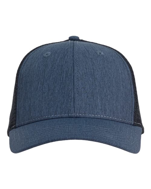 Big Accessories BA540 Sport Trucker Hat #color_NAVY/ BLACK