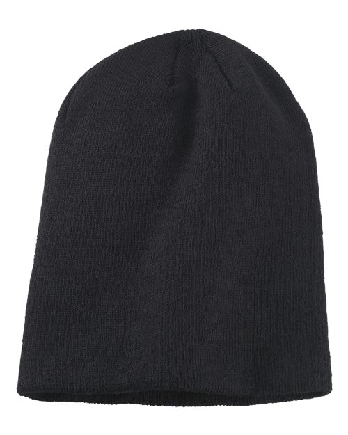 Big Accessories BA519 Slouch Beanie #color_BLACK