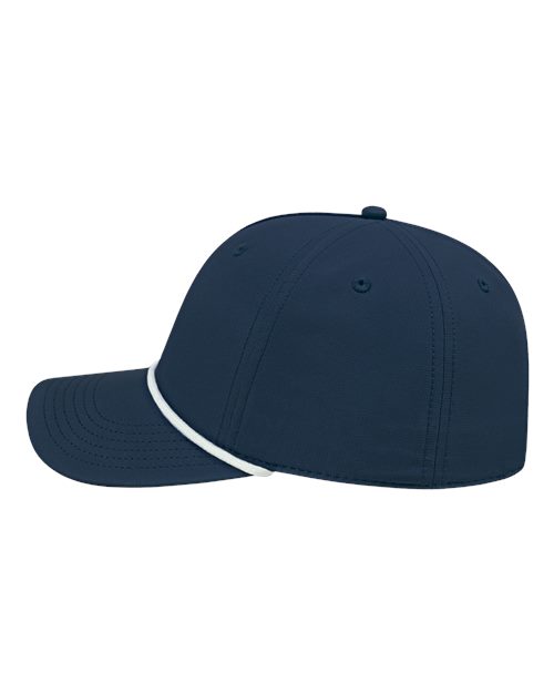 CAP AMERICA i7256 Athletic Rope Cap #color_Navy/ White