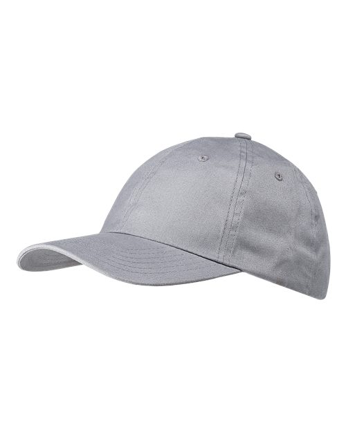 Big Accessories BX001 6-Panel Brushed Twill Unstructured Cap #color_LIGHT GRAY