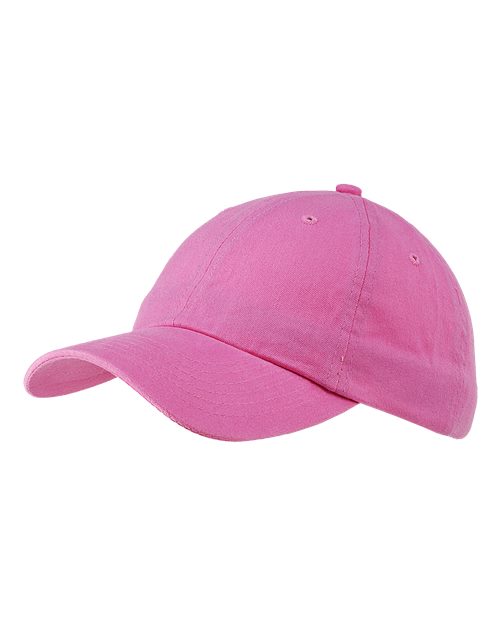 Big Accessories BX001 6-Panel Brushed Twill Unstructured Cap #color_PINK