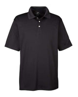 UltraClub 8445 Men's Cool & Dry Stain-Release Performance Polo #color_BLACK