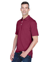 UltraClub 8445 Men's Cool & Dry Stain-Release Performance Polo #color_MAROON