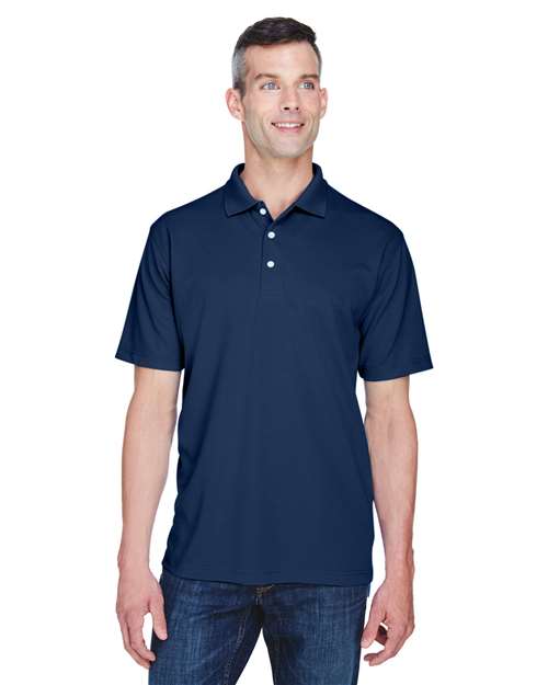 UltraClub 8445 Men's Cool & Dry Stain-Release Performance Polo #color_NAVY