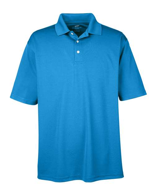 UltraClub 8445 Men's Cool & Dry Stain-Release Performance Polo #color_PACIFIC BLUE