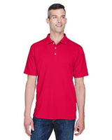 UltraClub 8445 Men's Cool & Dry Stain-Release Performance Polo #color_RED