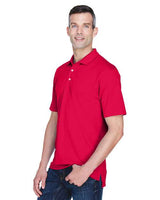 UltraClub 8445 Men's Cool & Dry Stain-Release Performance Polo #color_RED