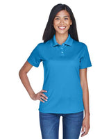UltraClub 8445L Ladies' Cool & Dry Stain-Release Performance Polo #color_PACIFIC BLUE