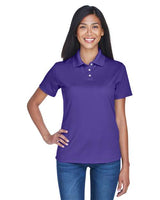 UltraClub 8445L Ladies' Cool & Dry Stain-Release Performance Polo #color_PURPLE