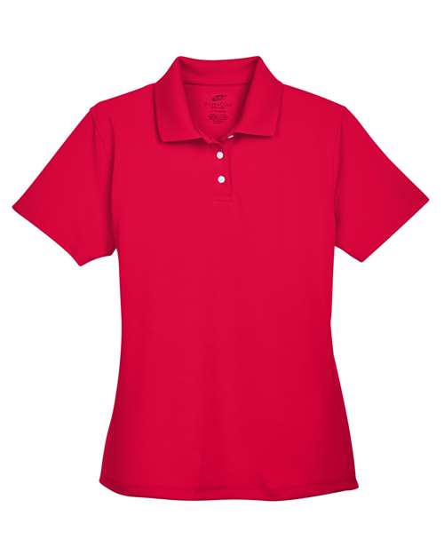 UltraClub 8445L Ladies' Cool & Dry Stain-Release Performance Polo #color_RED