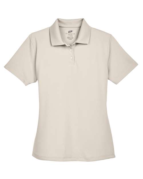 UltraClub 8445L Ladies' Cool & Dry Stain-Release Performance Polo #color_STONE
