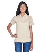UltraClub 8445L Ladies' Cool & Dry Stain-Release Performance Polo #color_STONE