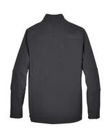 North End 88138 Men's Three-Layer Fleece Bonded Soft Shell Technical Jacket #color_GRAPHITE