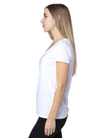 Threadfast Apparel 200RV Ladies' Ultimate V-Neck T-Shirt #color_WHITE