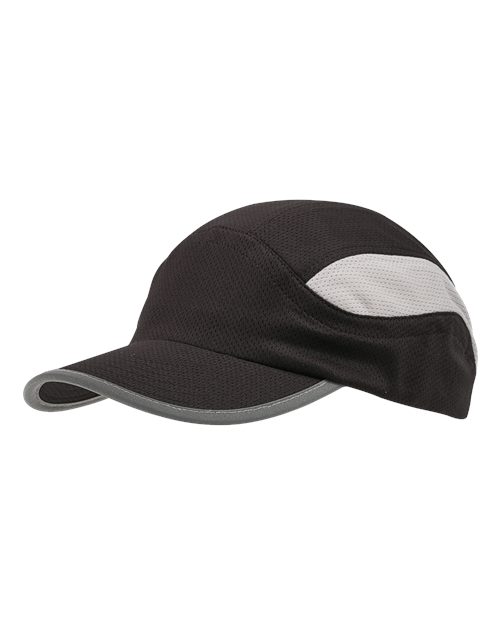 Big Accessories BA503 Mesh Runner Cap #color_BLACK