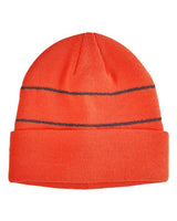 Big Accessories BA535 Reflective Beanie #color_NEON ORANGE