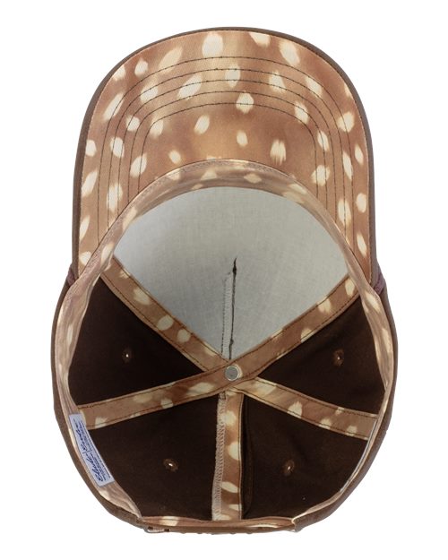 Infinity Her MAYA Women's Washed 5-Panel with Rope #color_Chocolate/ Fawn