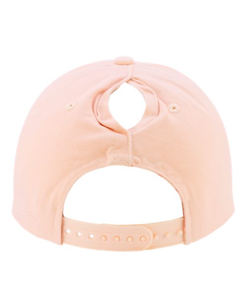 Infinity Her MAYA Women's Washed 5-Panel with Rope #color_Pink Sorbet/ Floral