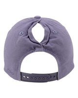 Infinity Her MAYA Women's Washed 5-Panel with Rope #color_Violet/ Snow Leopard