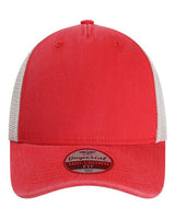 Imperial X240M The Gambit Mesh Back Cap #color_Nantucket Red/ Stone
