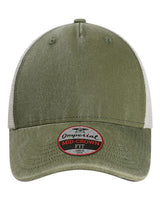 Imperial X240M The Gambit Mesh Back Cap #color_Olive Green/ Stone