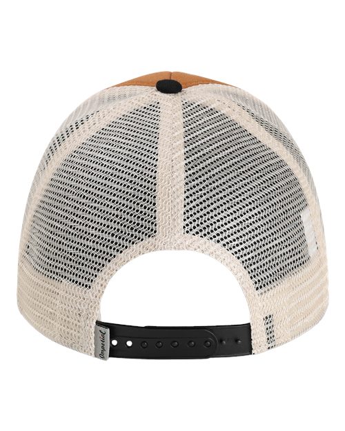 Imperial 1287 North Country Trucker Cap #color_Buckthorn Brown/ Black/ Stone