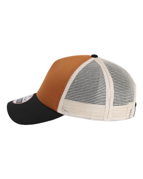 Imperial 1287 North Country Trucker Cap #color_Buckthorn Brown/ Black/ Stone