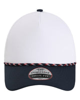 Imperial 5054 The Wrightson Cap #color_White/ Navy/ Navy/ Red/ White