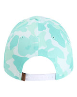 Imperial 5058 The Outtasite Cap #color_Frog Skin Camo Aqua