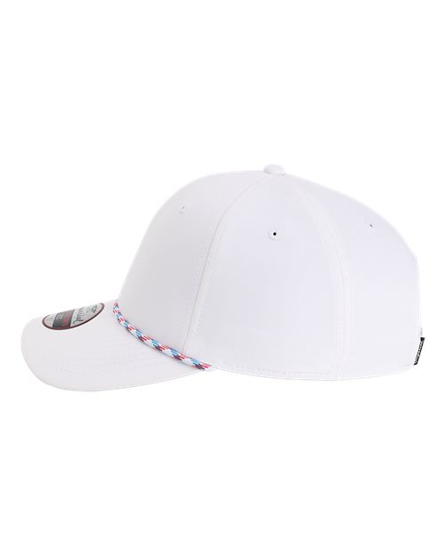 Imperial 7054 The Wingman Cap #color_White/ Blue/ Red/ White