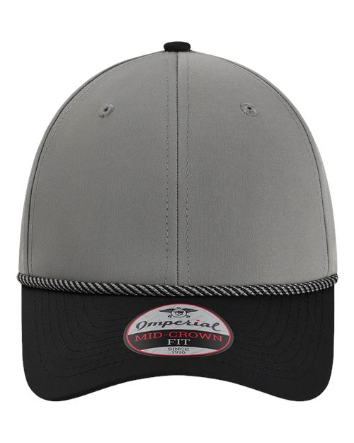 Imperial 7054 The Wingman Cap #color_Grey/ Black/ Black/ Grey