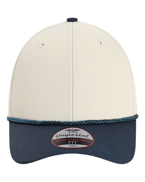Imperial 7054 The Wingman Cap #color_Putty/ Navy/ Navy