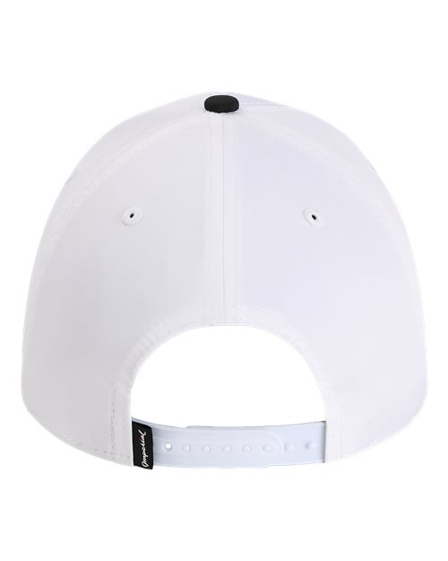 Imperial 7054 The Wingman Cap #color_White/ Black/ Black/ White