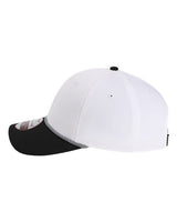 Imperial 7054 The Wingman Cap #color_White/ Black/ Black/ White