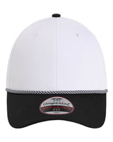 Imperial 7054 The Wingman Cap #color_White/ Black/ Black/ White