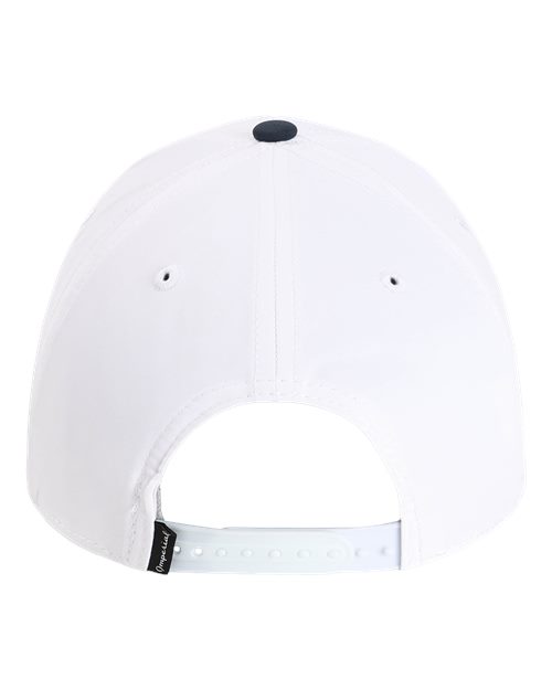 Imperial 7054 The Wingman Cap #color_White/ Navy/ Navy/ Red/ White