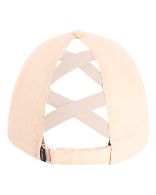 Imperial L338 The Hinsen Performance Ponytail Cap #color_Peach