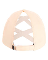 Imperial L338 The Hinsen Performance Ponytail Cap #color_Peach