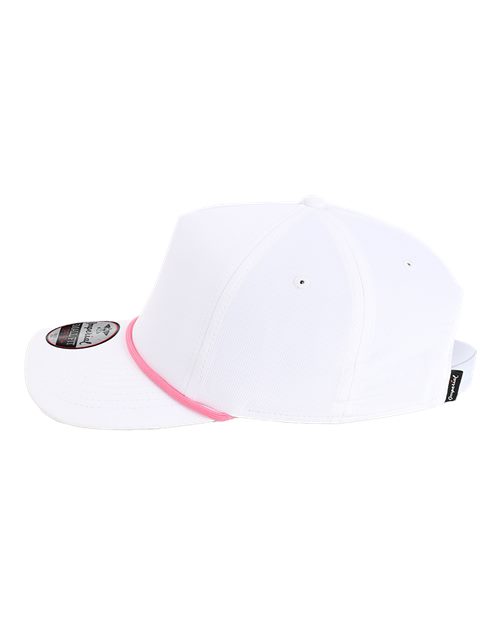 Imperial L5059 The Corral Cap #color_White/ Hot Pink