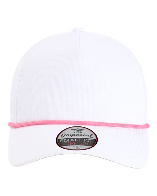 Imperial L5059 The Corral Cap #color_White/ Hot Pink