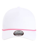 Imperial L5059 The Corral Cap #color_White/ Hot Pink
