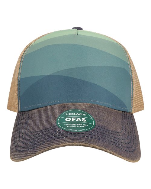 LEGACY OFAFP Old Favorite Five-Panel Trucker Cap #color_Rolling Mountains